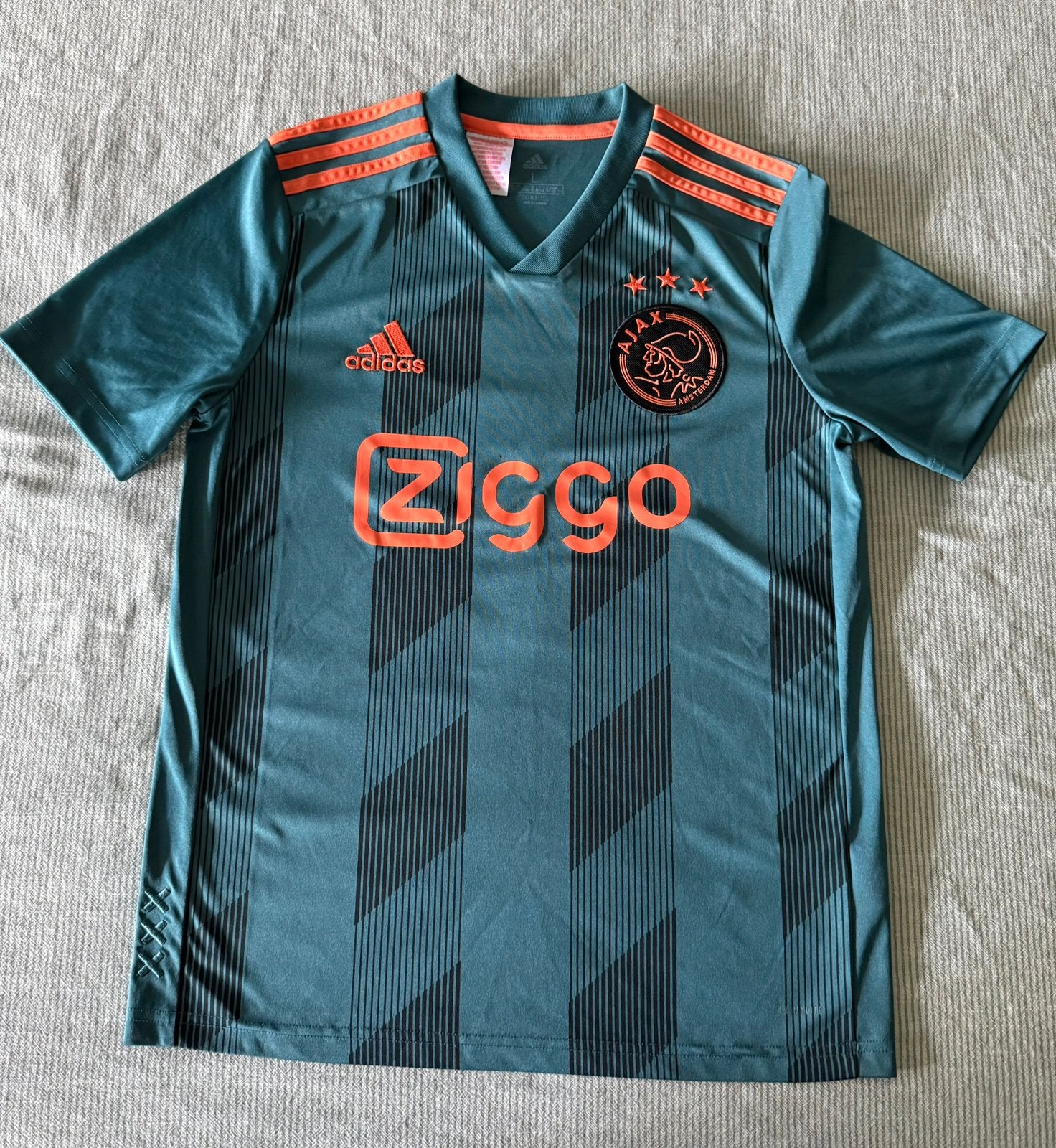 Ajax shirt, mt L (kinder!), Ophalen of Verzenden, Zo goed als nieuw, Shirt