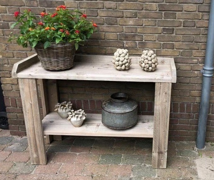 oppottafels en sidetables van steigerhout, Tuin en Terras, Ophalen of Verzenden, Nieuw