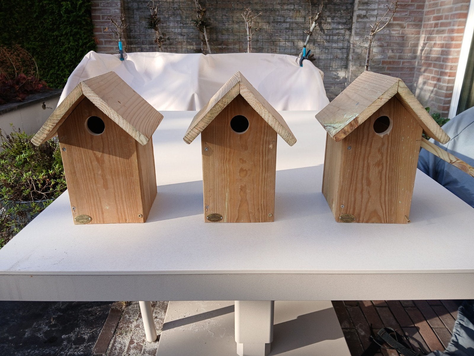 vogelhuisje  handgemaakt, Dieren en Toebehoren, Ophalen of Verzenden, Nieuw, Hout, Overige typen