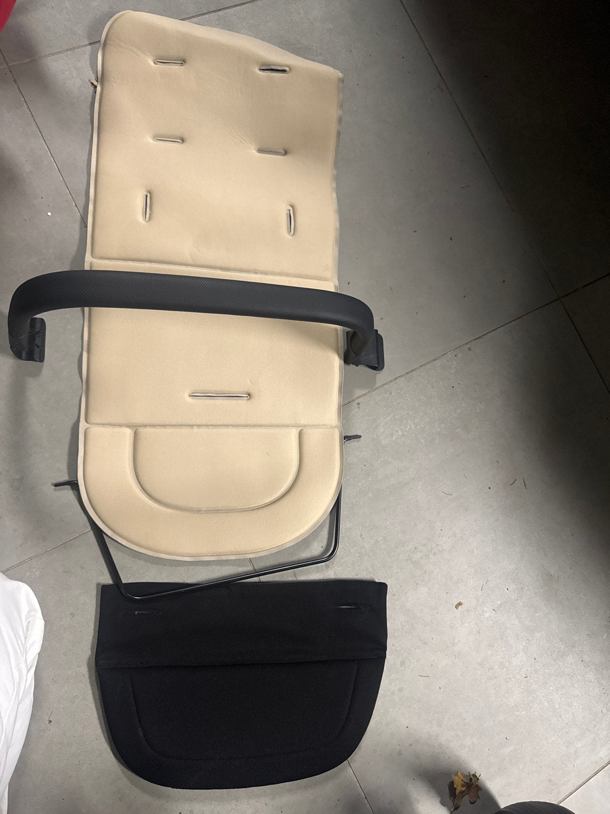Stokke Joolz Air verlengstuk/voetenbankje met zitkussens, Kinderen en Baby's, Ophalen of Verzenden, Gebruikt, Kinderwagen, Overige merken