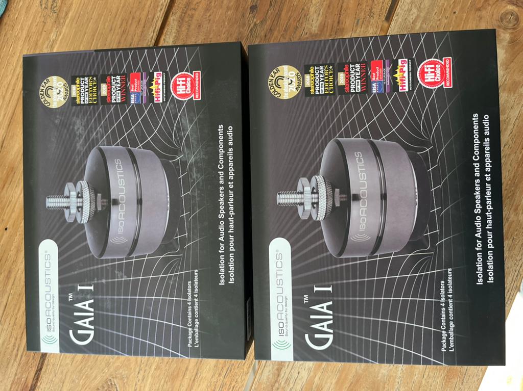IsoAcoustics Gaia 1, Audio, Tv en Foto, Luidsprekers, Zo goed als nieuw, Overige typen, 120 watt of meer, Overige merken, Ophalen of Verzenden
