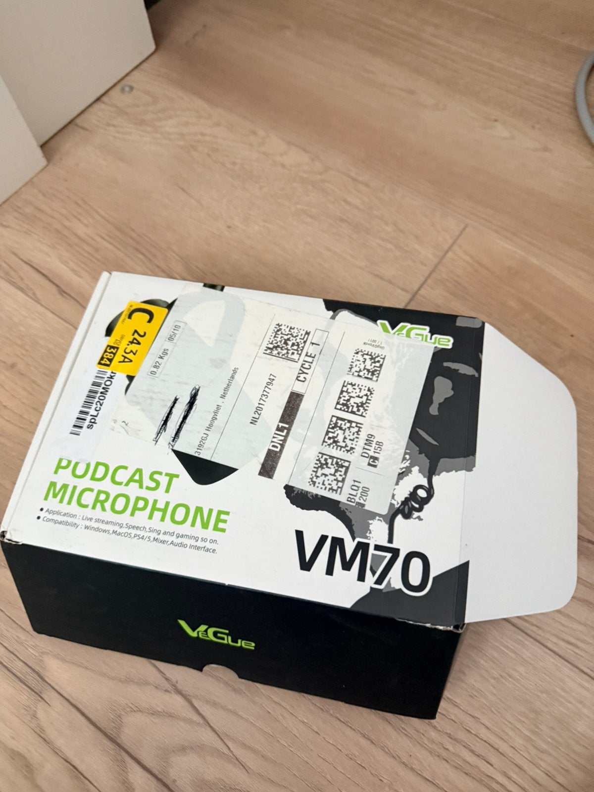 Vague VM70 XLR Microfoon - Podcast & Studio Microfoon, Muziek en Instrumenten, Microfoons, Ophalen, Zo goed als nieuw, Studiomicrofoon