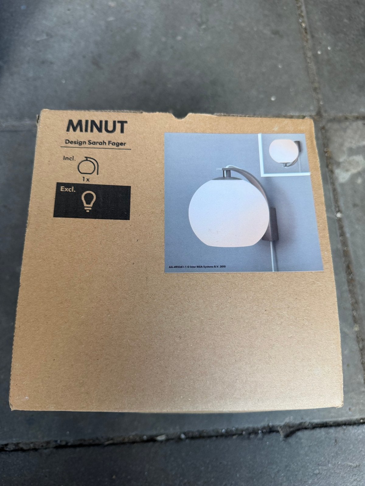 IKEA MINUT wandlamp - Design Sarah Fager, Ophalen, Zo goed als nieuw