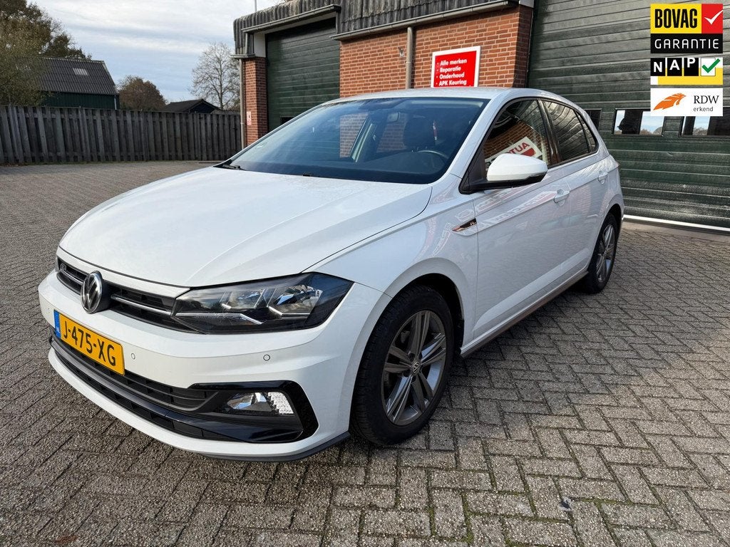 Volkswagen Polo 1.0 TSI Highline Business R Automaat Carplay, Auto's, Stof, Gebruikt, 95 pk, Origineel Nederlands
