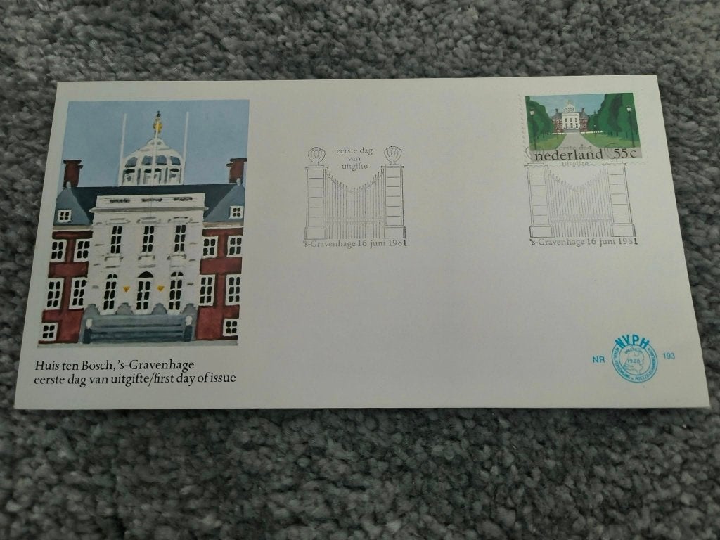 FDC Huis ten Bosch 1981 nr.193, Ophalen of Verzenden, Onbeschreven, Nederland