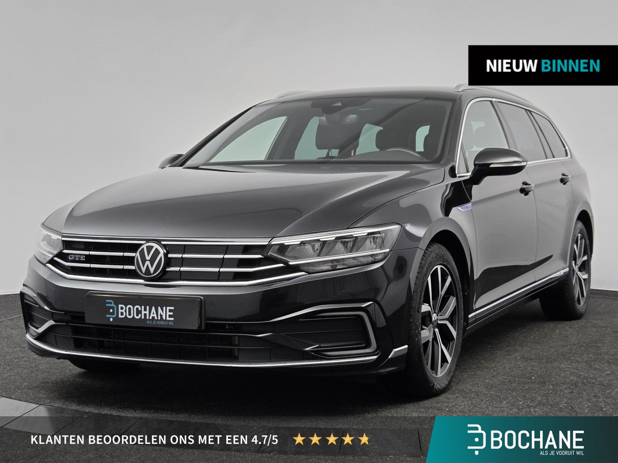 Volkswagen Passat Variant 1.4 TSI PHEV GTE Business | Leder, Gebruikt, 4 cilinders, Met garantie (alle), Zwart