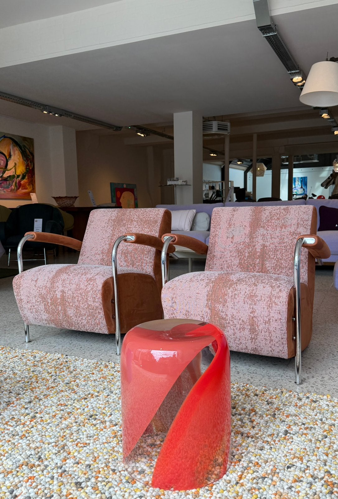 2 Leolux Scylla fauteuils NIEUW, Ophalen, Nieuw, 75 tot 100 cm, Stof