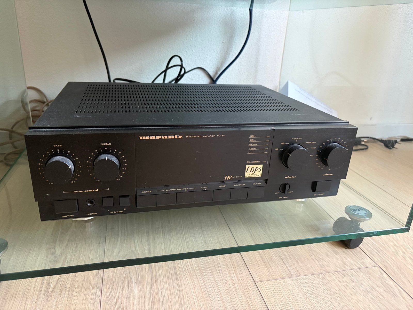 Marantz PM-55 Geïntegreerde Versterker - Hoge Kwaliteit, Gebruikt, 60 tot 120 watt, Stereo, Ophalen