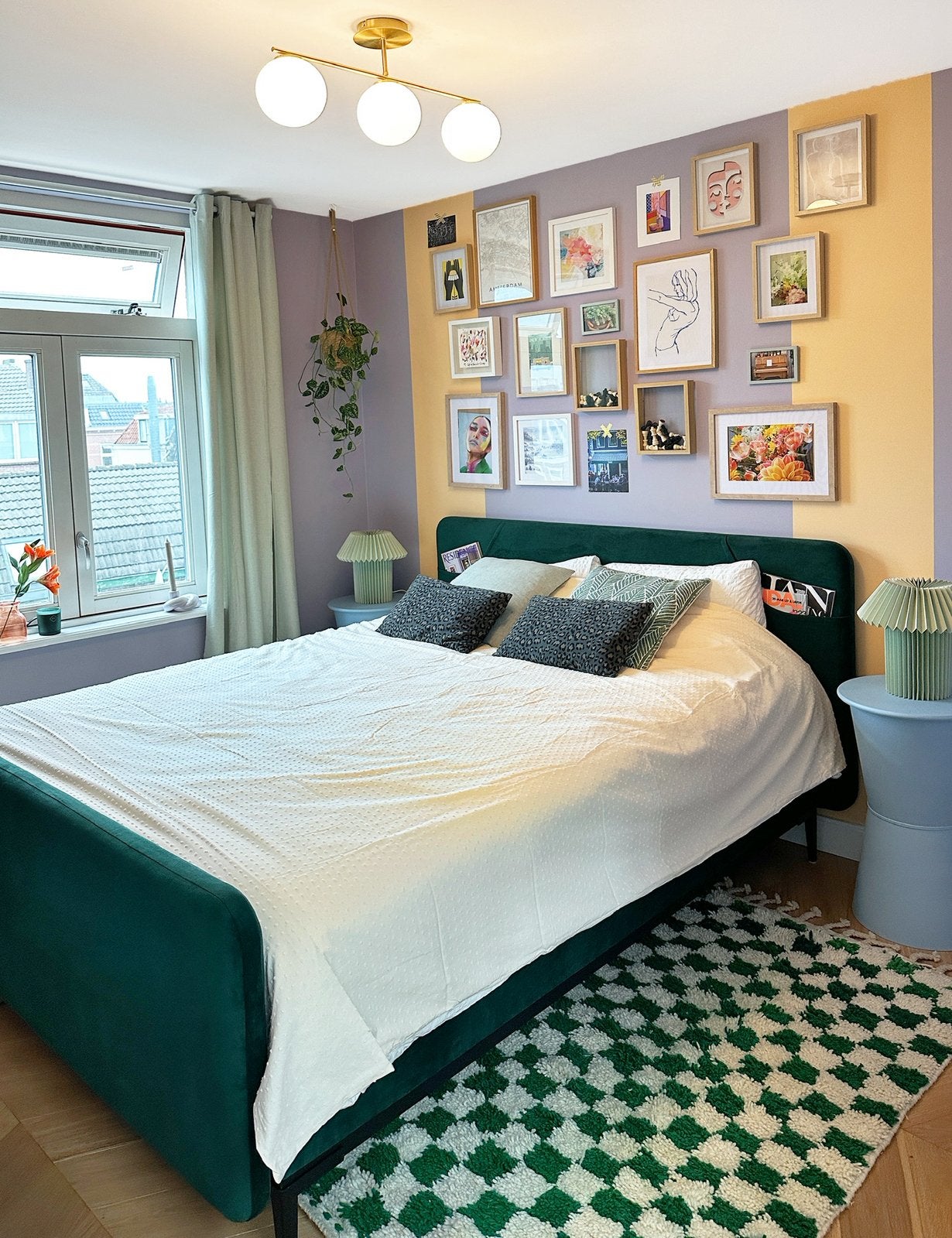 Boxspring 160x200 (bijna nieuw!!) swiss sense - velvet groen, Ophalen, Tweepersoons, Zo goed als nieuw, 160 cm