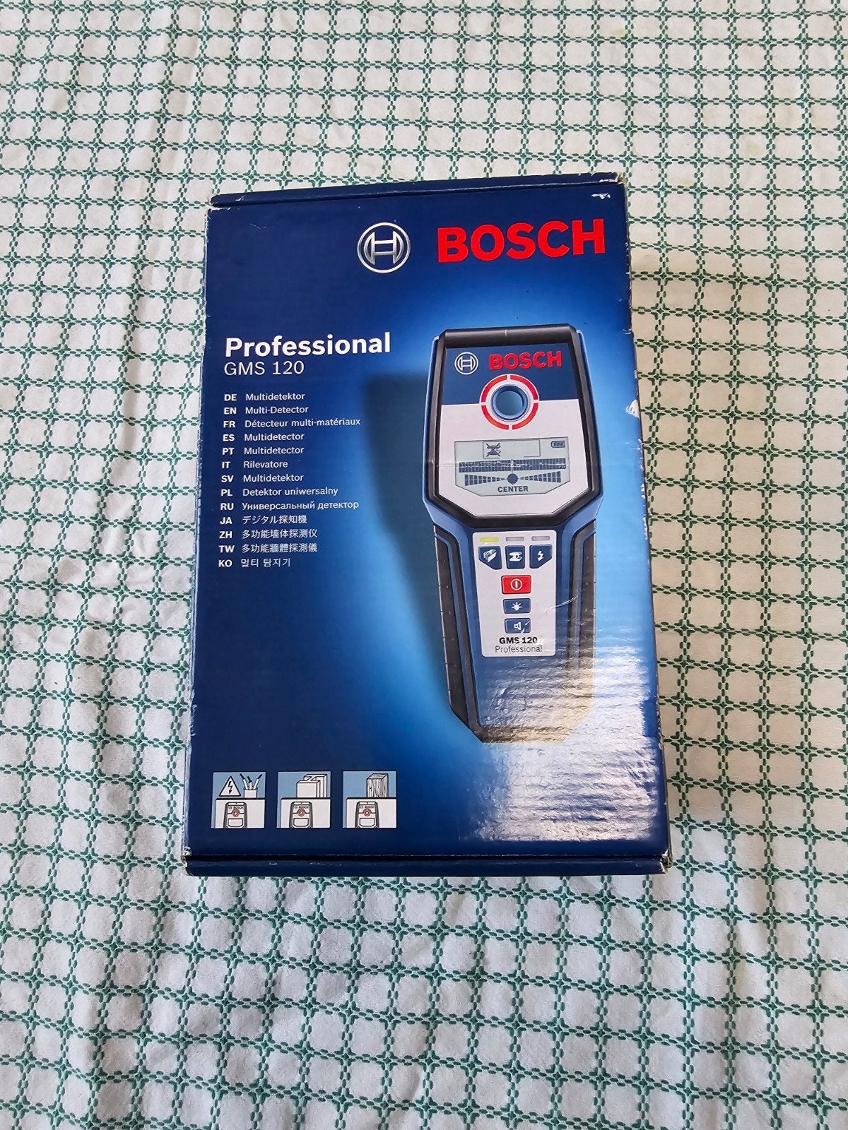 Bosch Professional GMS 120 Multidetector - Zo goed als nieuw, Ophalen of Verzenden, Zo goed als nieuw, Overige typen, Bosch