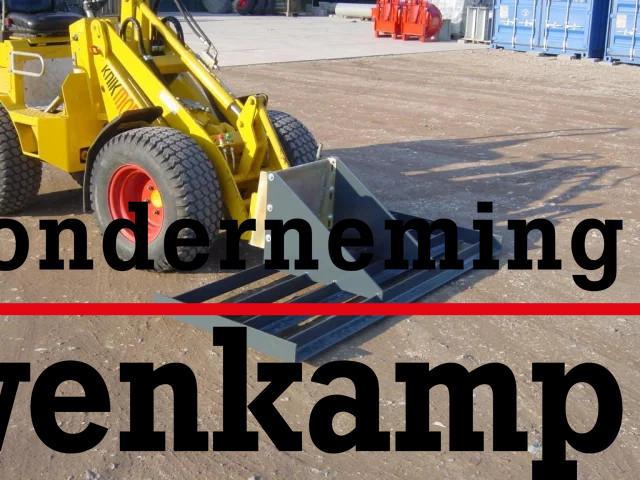 Knikmops Egalisatieframe vlakraam 2 meter, Wiellader of Shovel