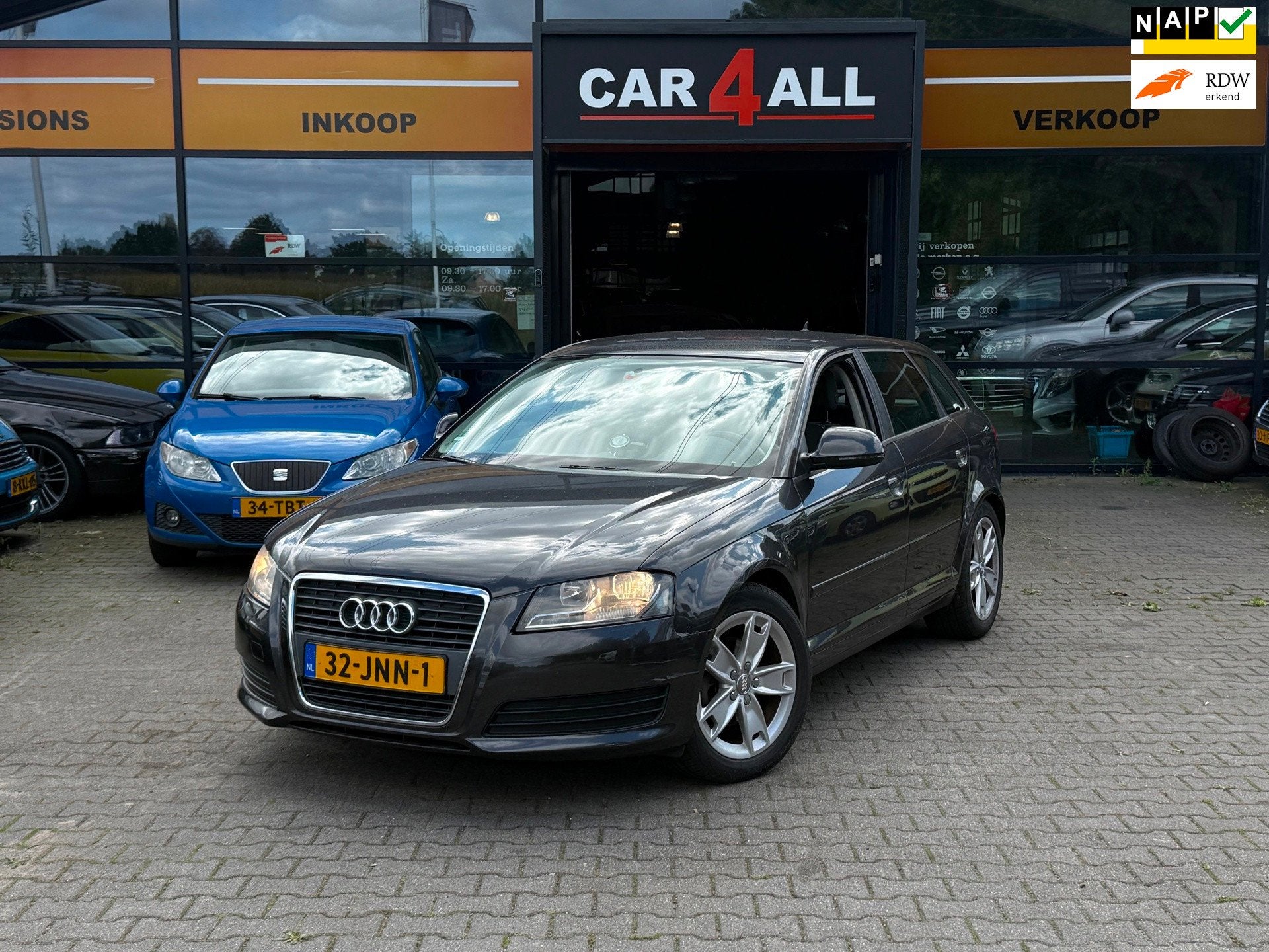 Audi A3 Sportback 1.4 TFSI Attraction Pro Line Business APK, Auto's, Audi, Euro 5, 125 pk, Gebruikt, Zwart