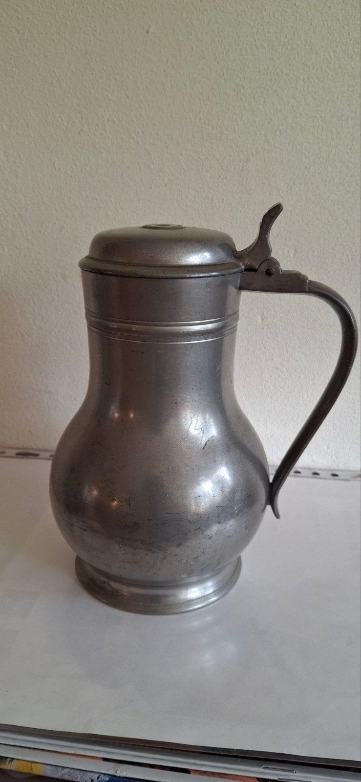 antiek tinnen kan, Antiek en Kunst, Ophalen of Verzenden