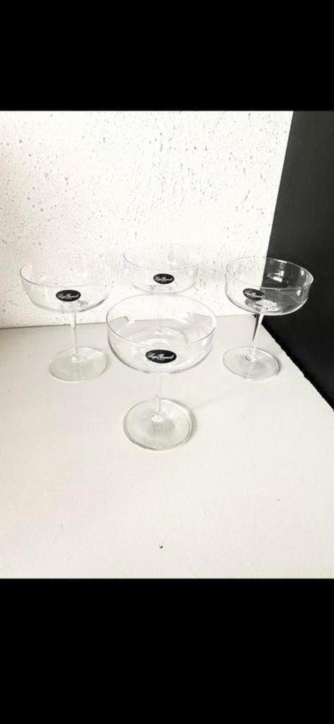 speciale LUXE ‘LUIGI BORMIOLI’ COCKTAIL-/CHAMPAGNE- GLAZEN, Glas of Glazen, Ophalen of Verzenden, Overige stijlen, Glas