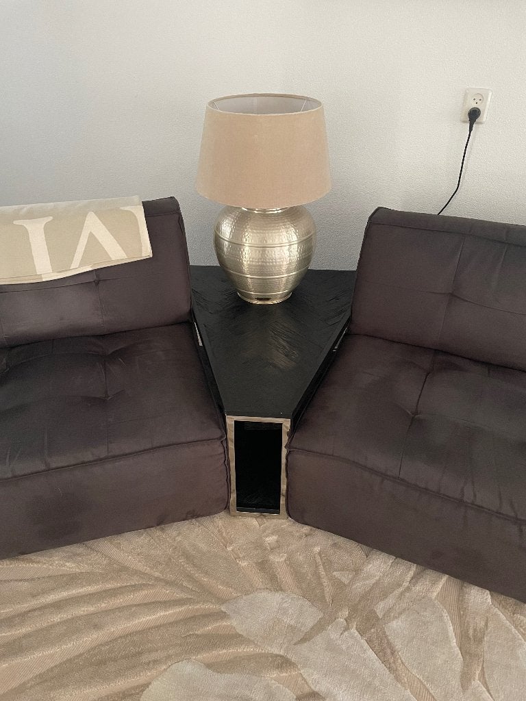 Riviera maison tafel, Zo goed als nieuw, Ophalen, Overige houtsoorten, 50 tot 100 cm