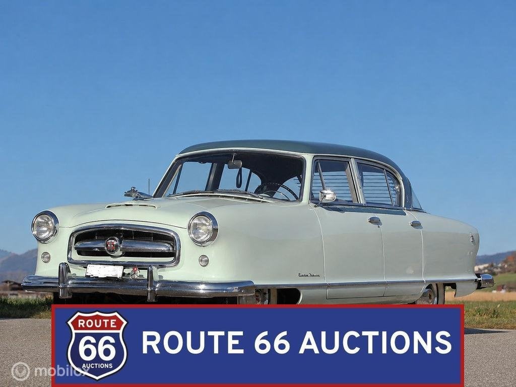 Nash Custom Rambler | 1954 | Route 66 Auctions, Auto's, Overige merken, Overige carrosserieën, Zwart, Bedrijf