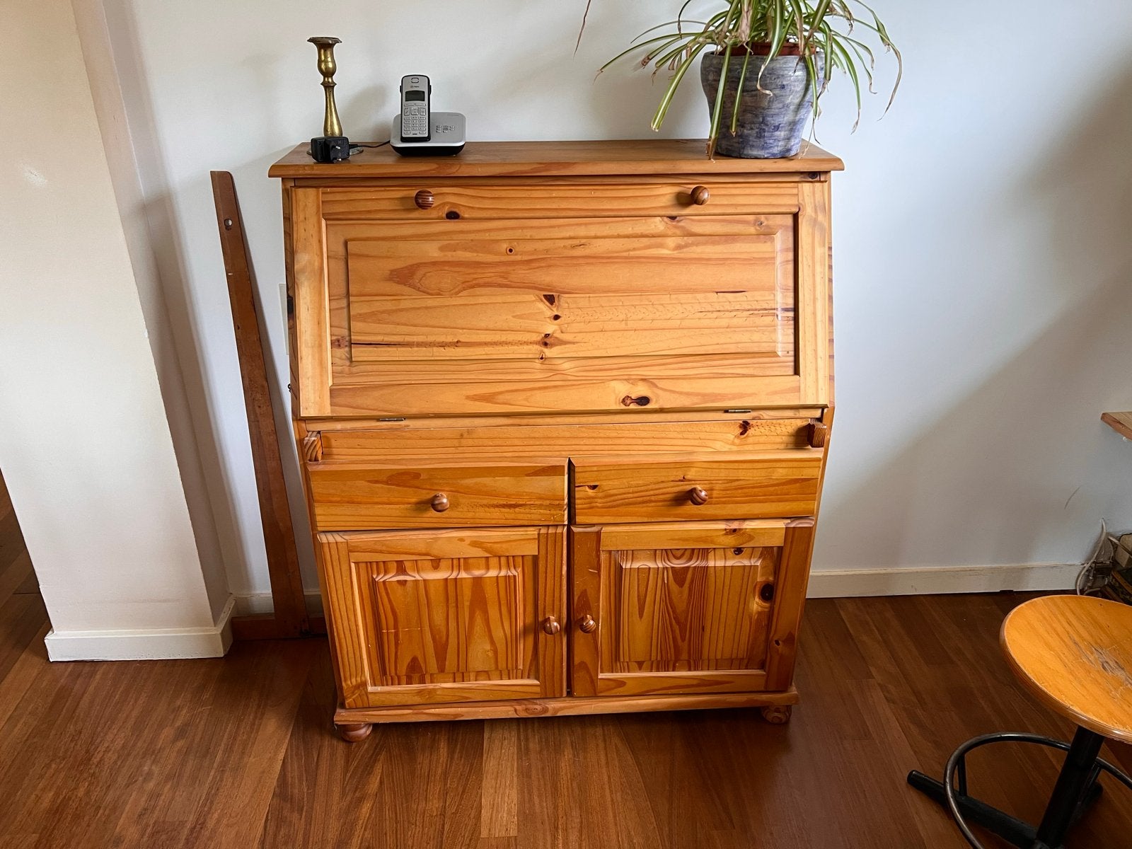 Grenen secretaire / kast, Huis en Inrichting, Kasten | Secretaires, Ophalen, Gebruikt