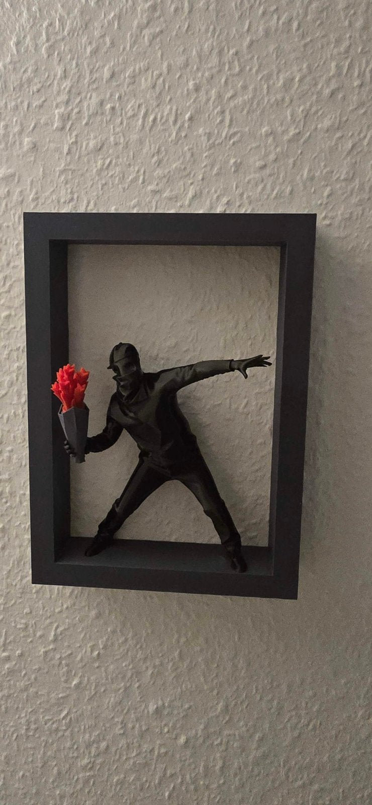 Banksy | Balloon Girl & Flower Thrower | Unieke kunststukken, Antiek en Kunst, Figuren, Ophalen of Verzenden, Overige technieken