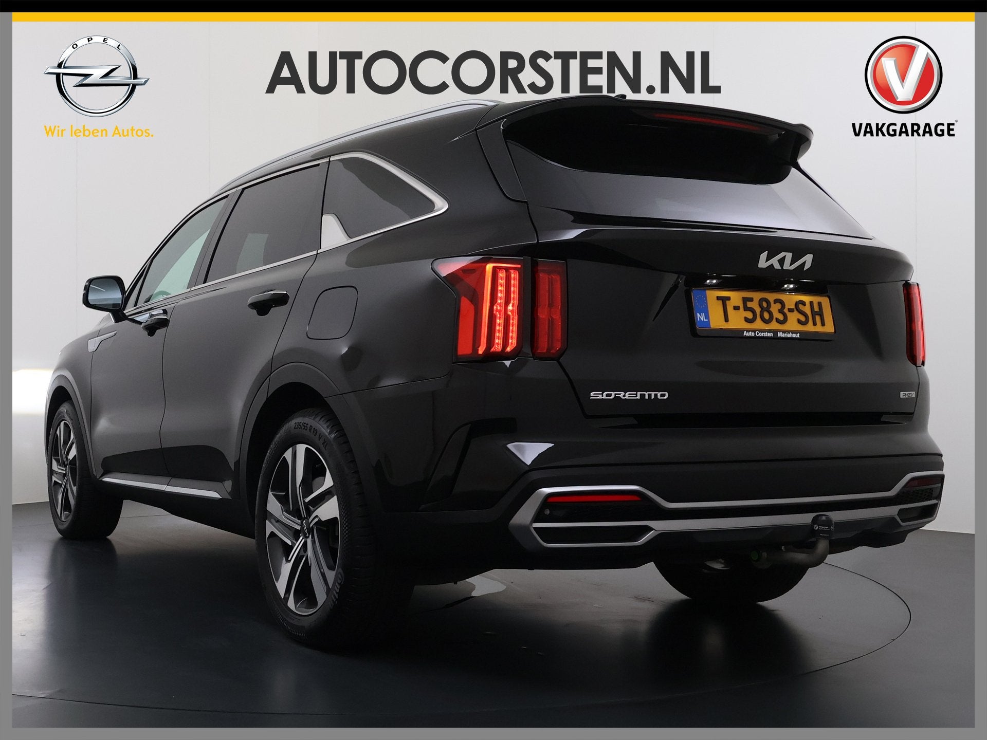 Kia Sorento 1.6T-GDI 265PK 4WD Plugin Hybrid DynamicPlusLine, Gebruikt, 4 cilinders, 7 stoelen, Zwart