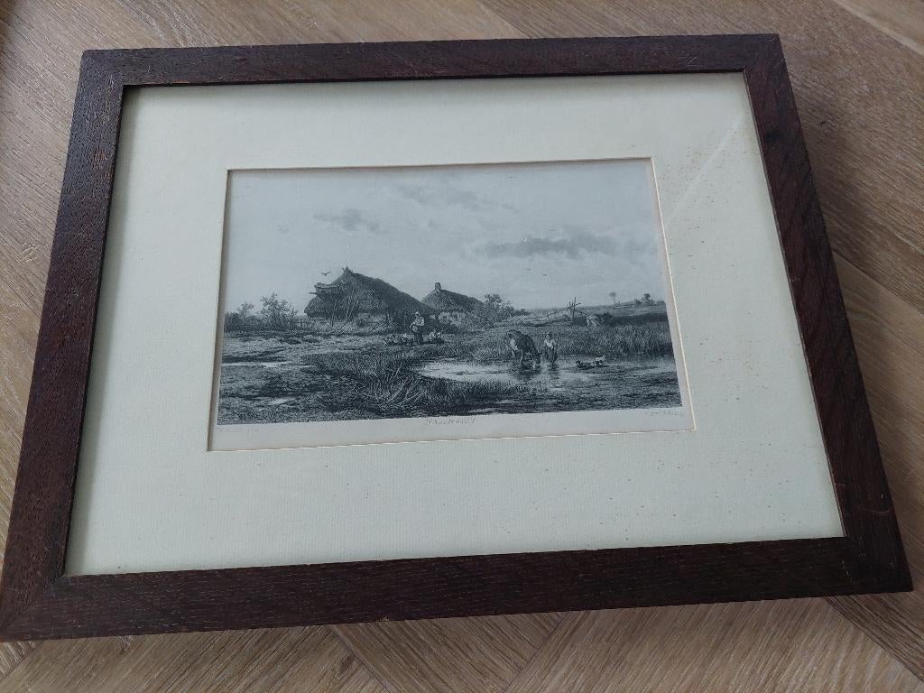 schilderij W. Roelofs  F.H. Weissenbruch, Antiek en Kunst, Kunst | Schilderijen | Klassiek, Ophalen of Verzenden