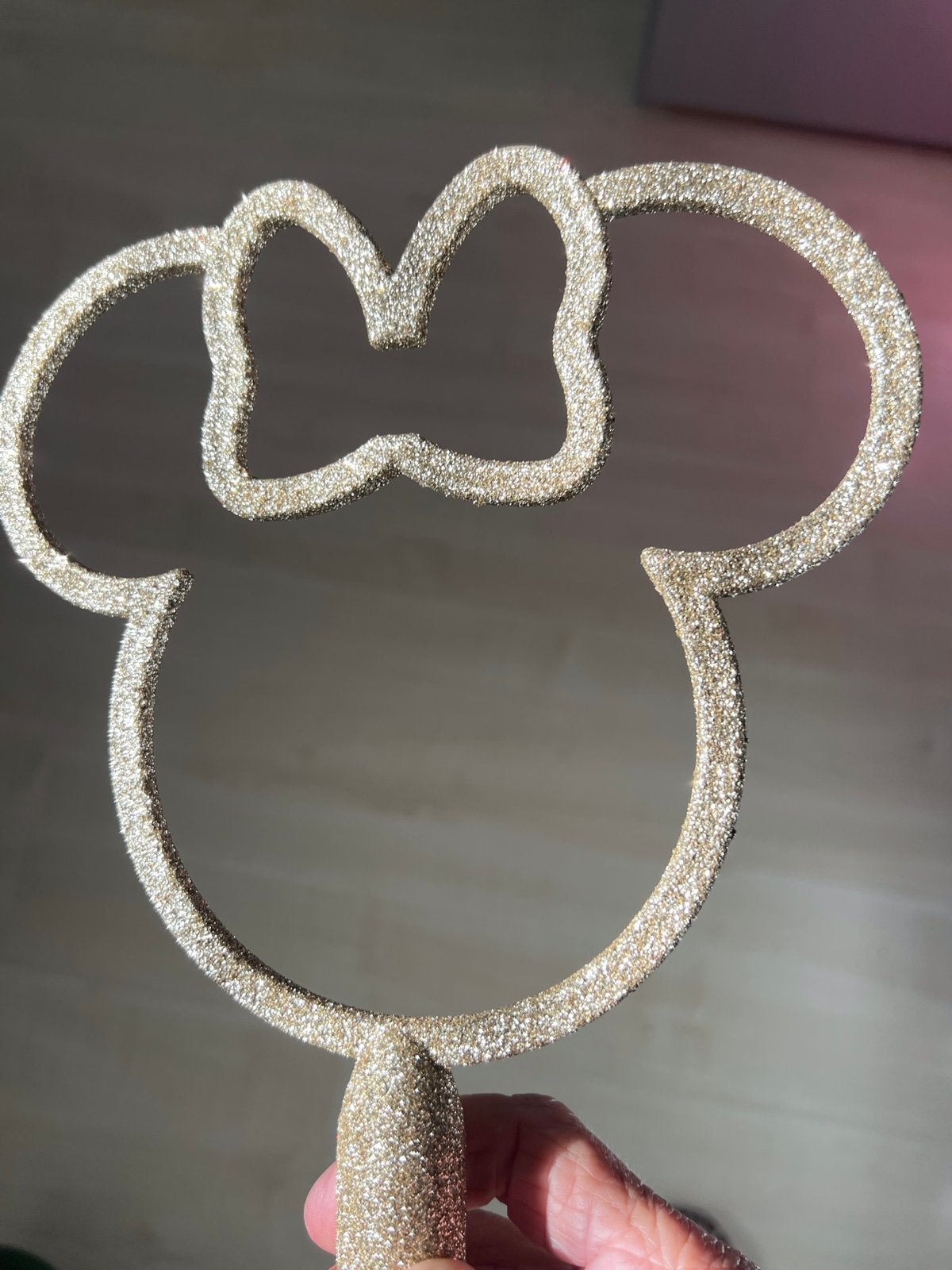 Nieuwe Minnie Mouse Glitter kerstpiek, Ophalen, Nieuw