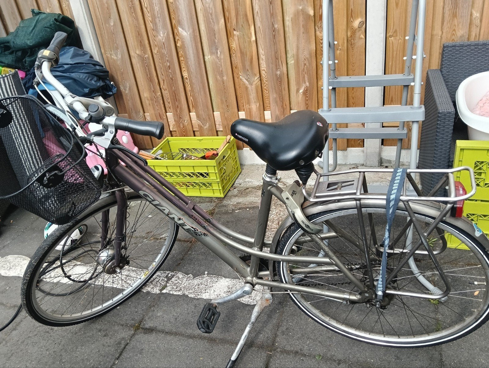 Giant damesfiets., Fietsen en Brommers, Fietsen | Dames | Damesfietsen, Ophalen of Verzenden, Gebruikt, Giant, Versnellingen
