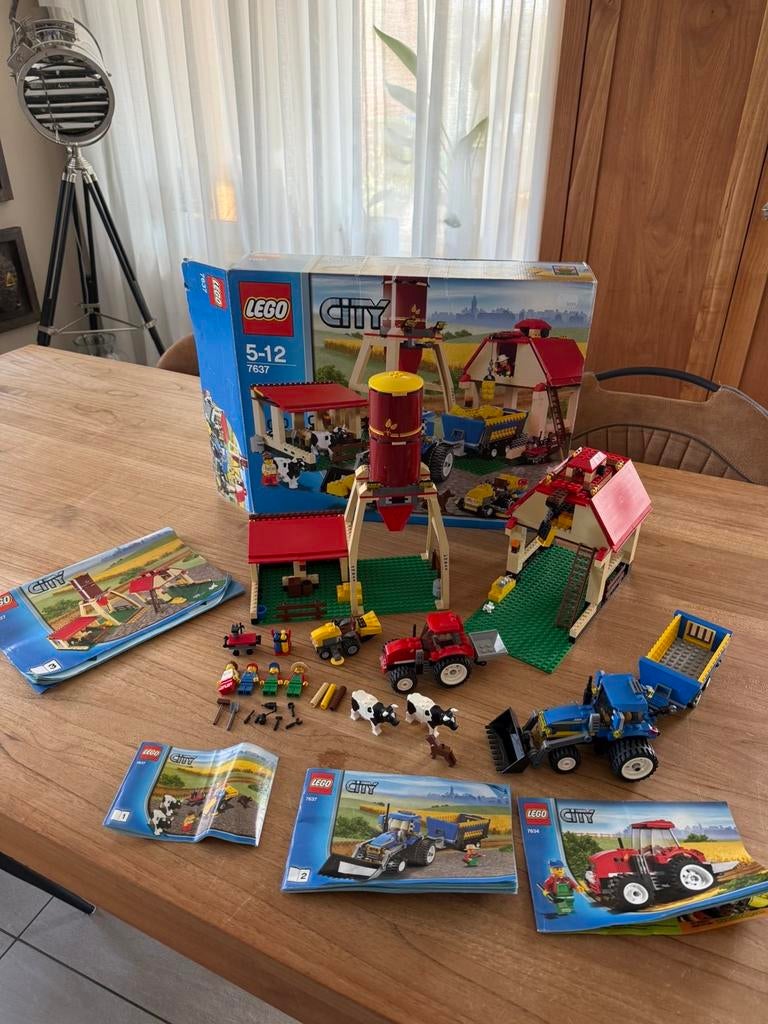 lego boerderij 7637 en 7634, Kinderen en Baby's, Speelgoed | Bouwstenen, Zo goed als nieuw, Ophalen of Verzenden