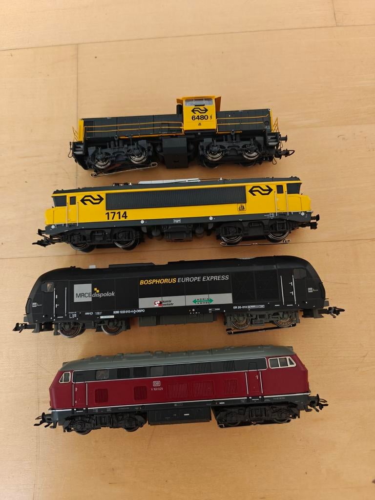 Lot Marklin materiaal, Hobby en Vrije tijd, Wisselstroom, Gebruikt, Locomotief, Analoog