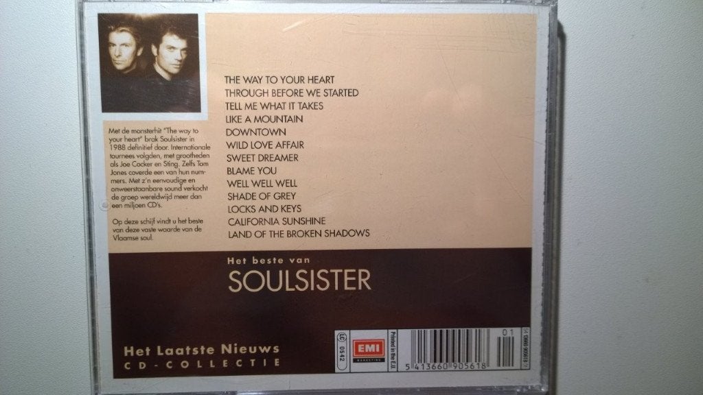 Soulsister - Het Beste Van Soulsister, Ophalen of Verzenden, Zo goed als nieuw, Soul, Album