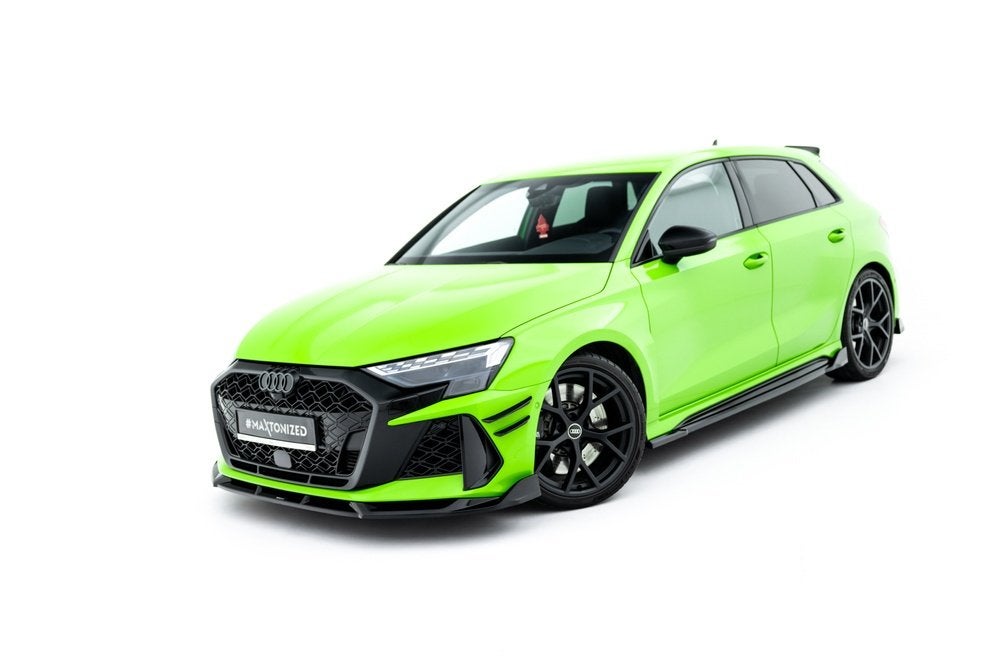 Voorlip sideskirt diffuser spoiler Audi RS3 Sportback 8Y 24+, Auto diversen, Tuning en Styling, Ophalen of Verzenden