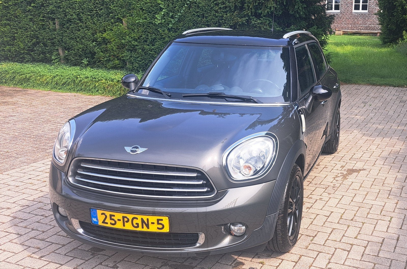 Mini Countryman 1.6 Cooper AUT 2011 Grijs, Auto's, Zwart, 4 stoelen, Leder en Stof, 122 pk