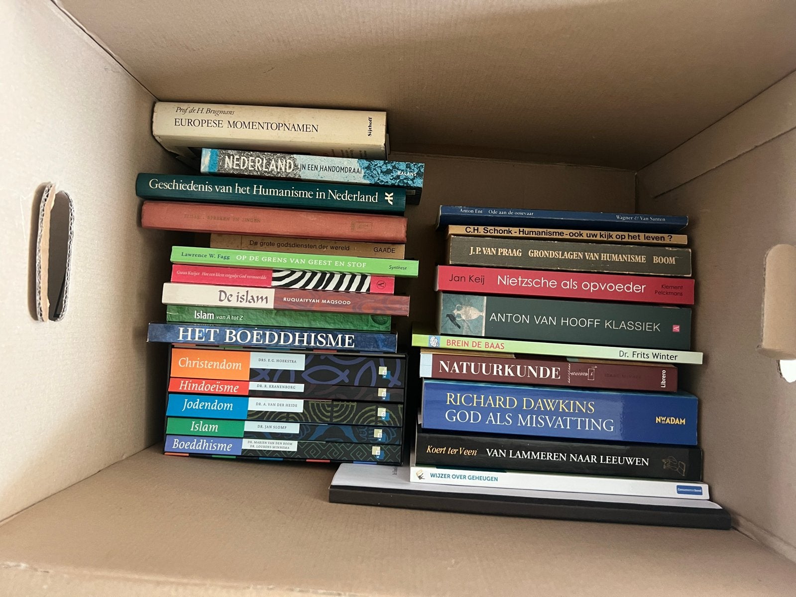 Diverse boeken over filosofie, religie en geschiedenis, Ophalen, Gelezen, Nederland