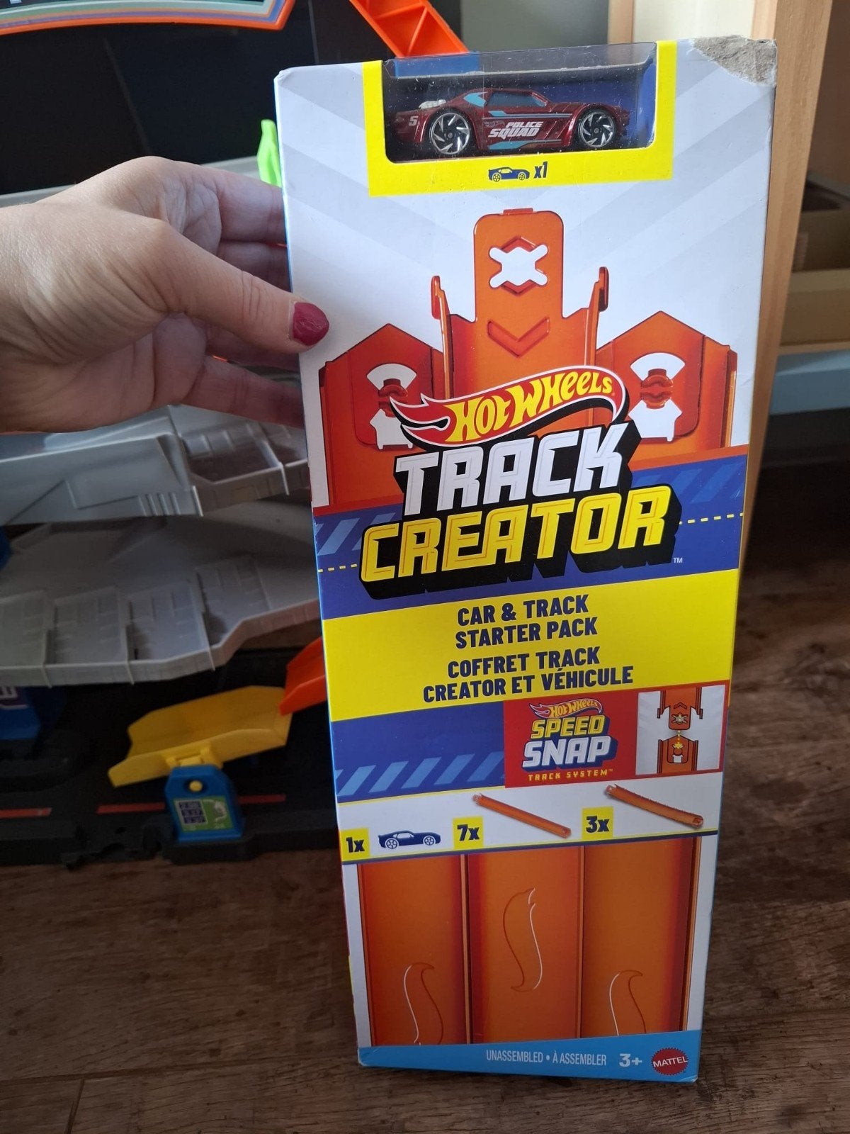 Hot Wheels Stunt Garage & Track Creator Set, Ophalen of Verzenden, Gebruikt