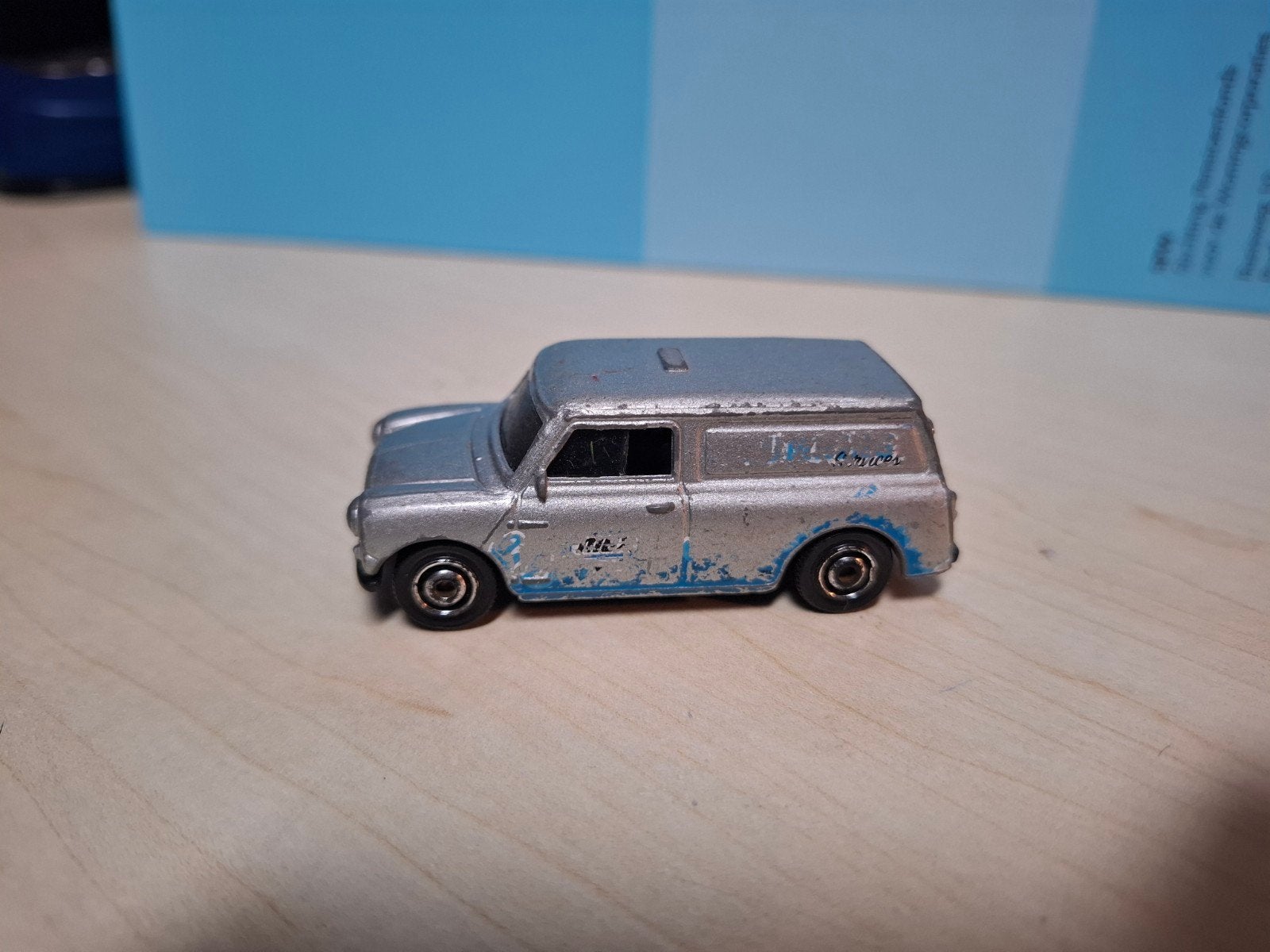 Matchbox Mini Van 'Bluebell' - Vintage Speelgoedauto, Ophalen of Verzenden, Gebruikt, Auto, Matchbox