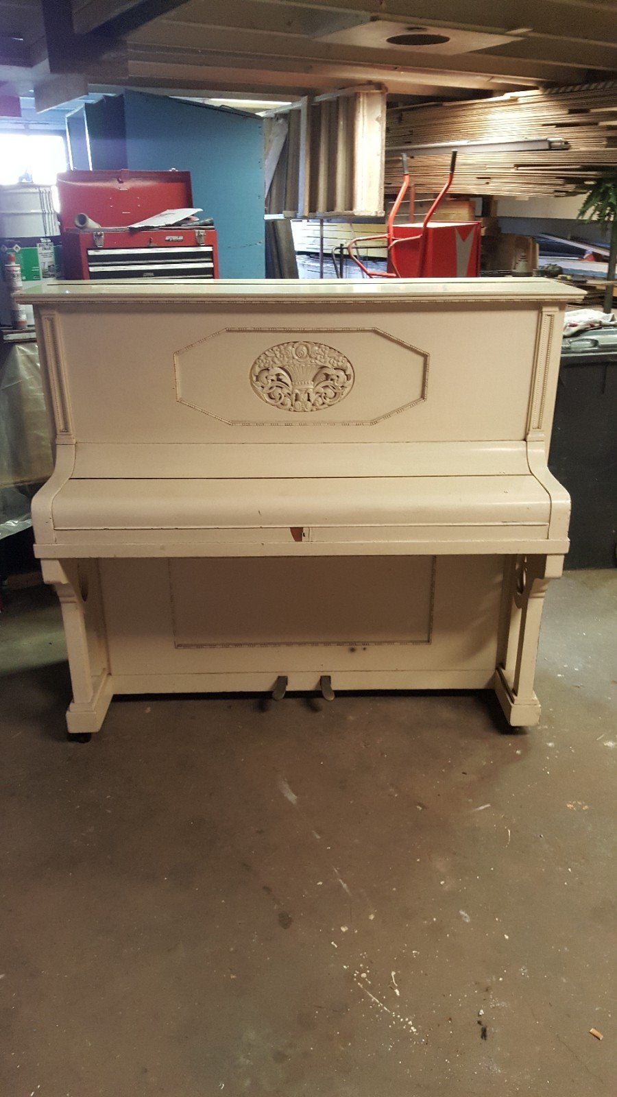 Piano, Ophalen, Gebruikt