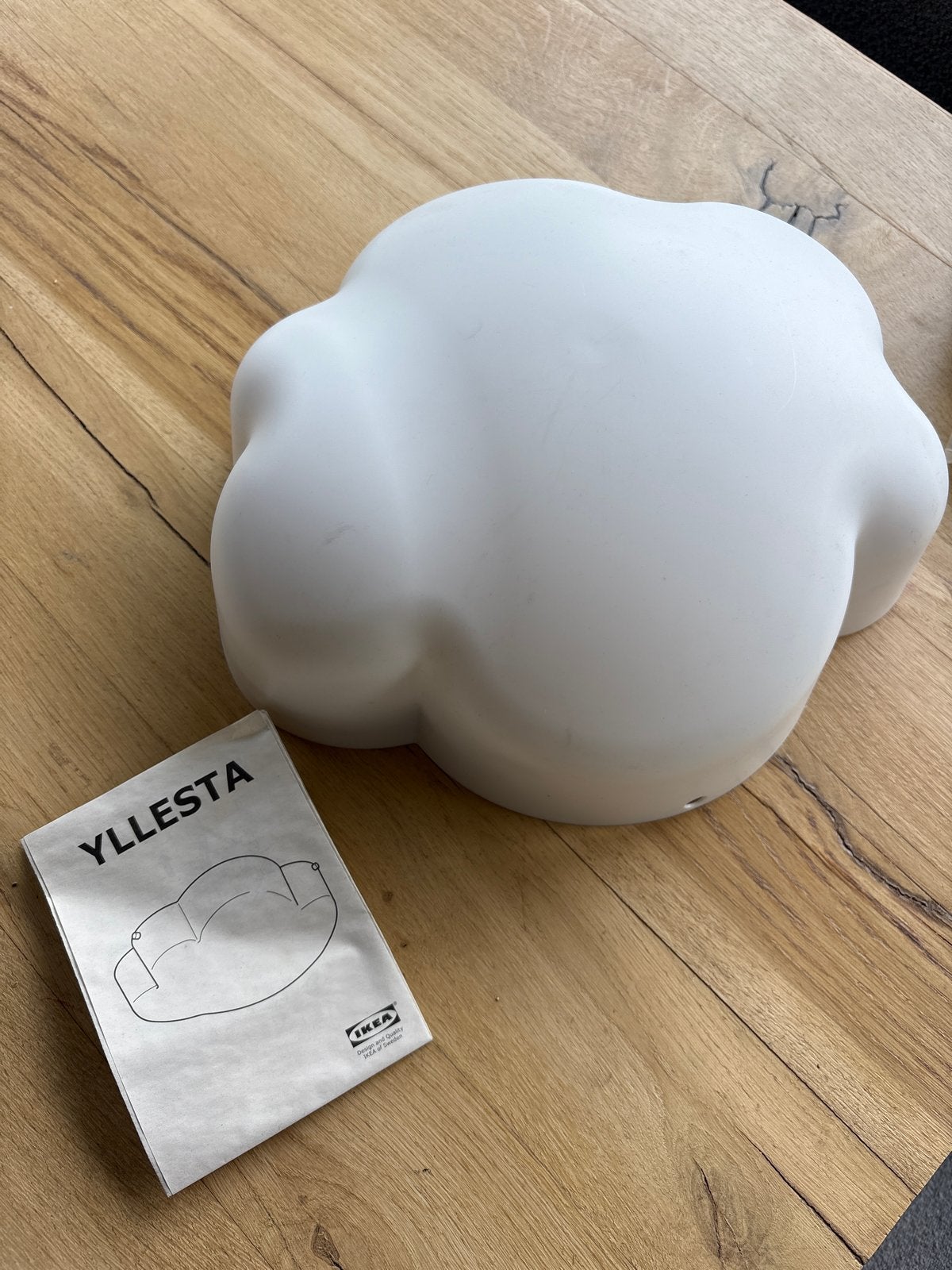 6x Nieuwe Ikea YLLESTA Plafondlampen - Wolkenvorm, Ophalen of Verzenden, Nieuw, Kunststof