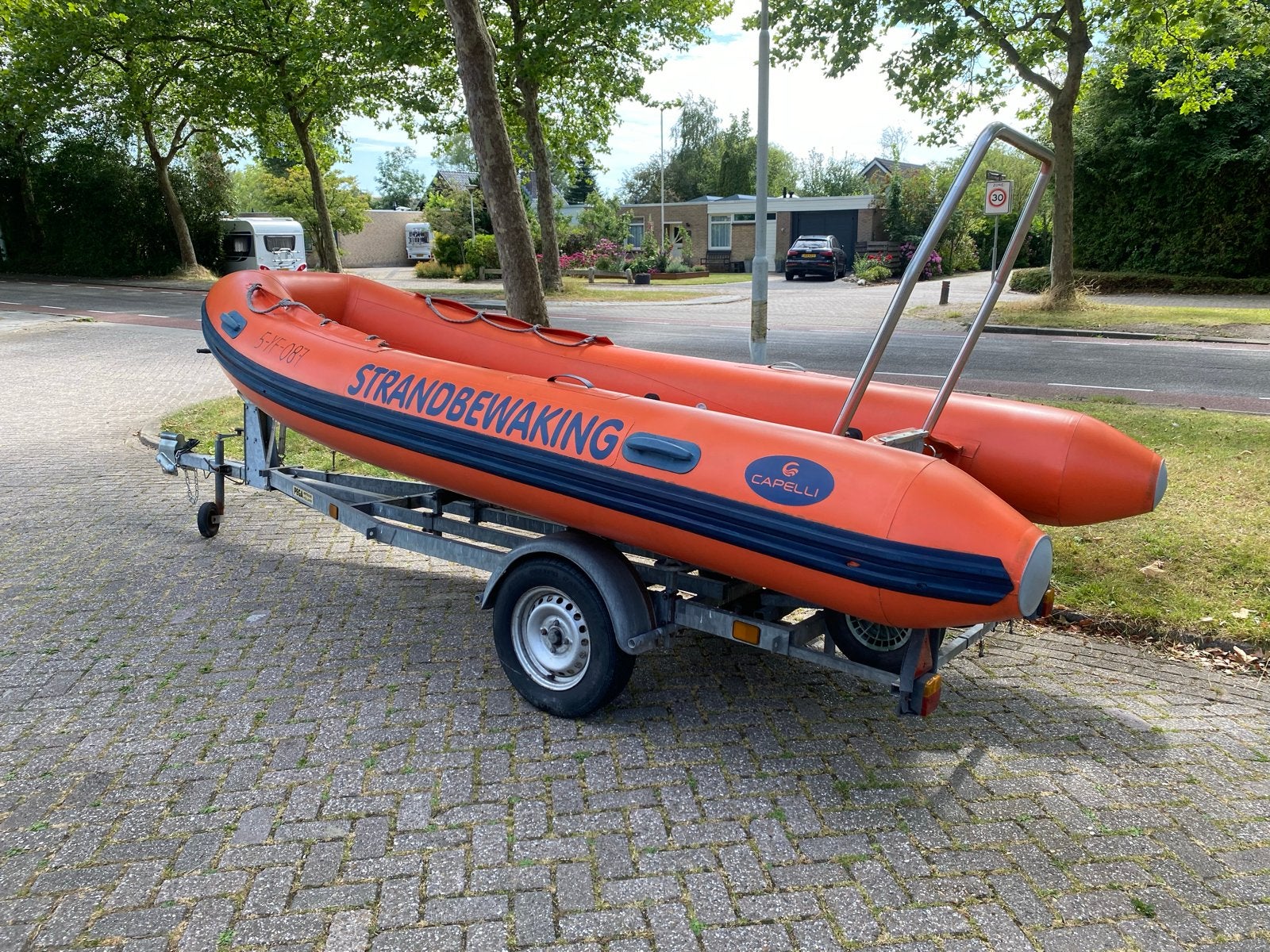 Capeli RIB 450 cm Hypalon uit 2008, Gebruikt, Ophalen of Verzenden, Capeli, Polyester/glasvezel