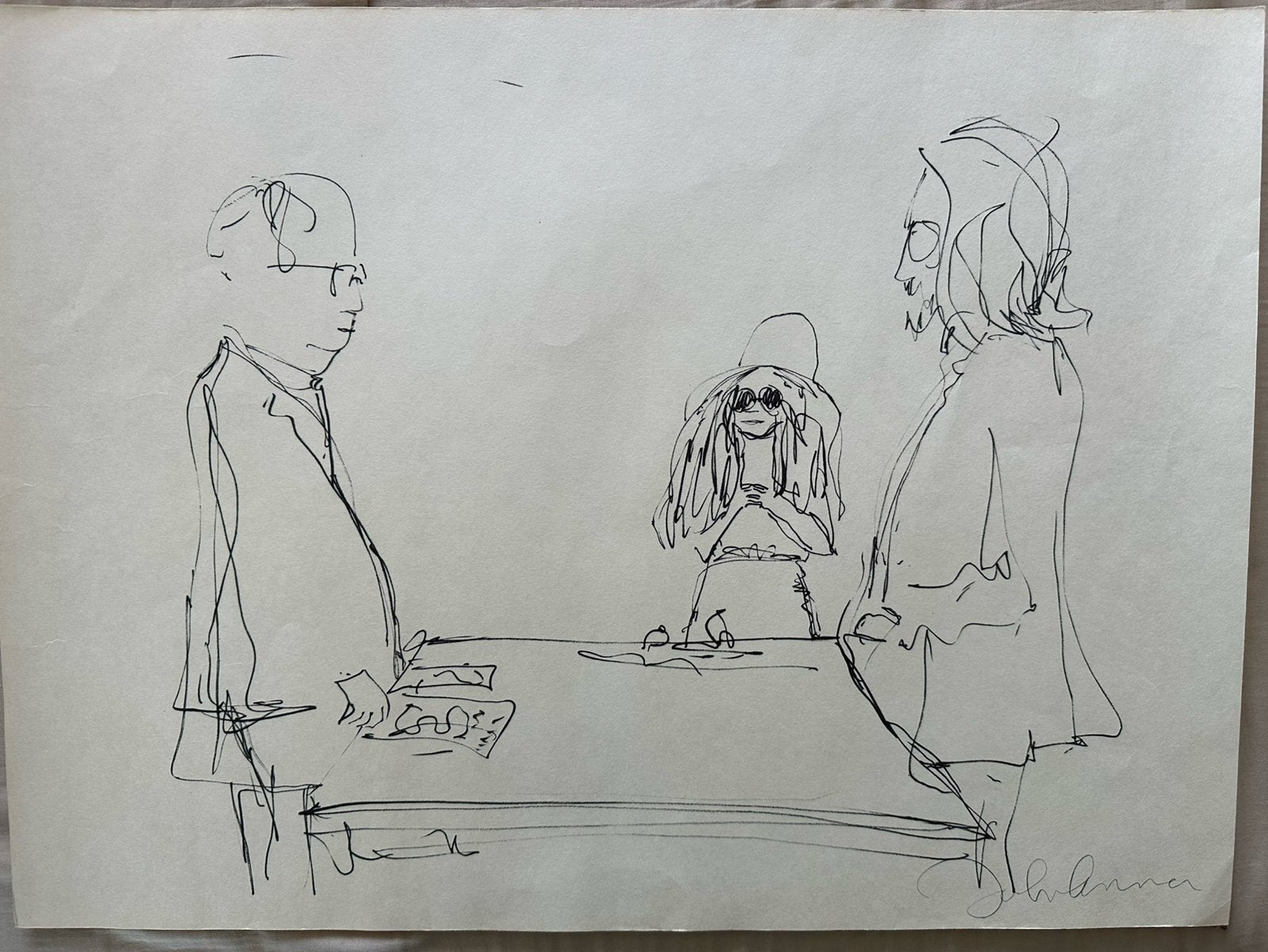 John Lennon litho print, Antiek en Kunst, Kunst | Tekeningen en Foto's, Ophalen of Verzenden