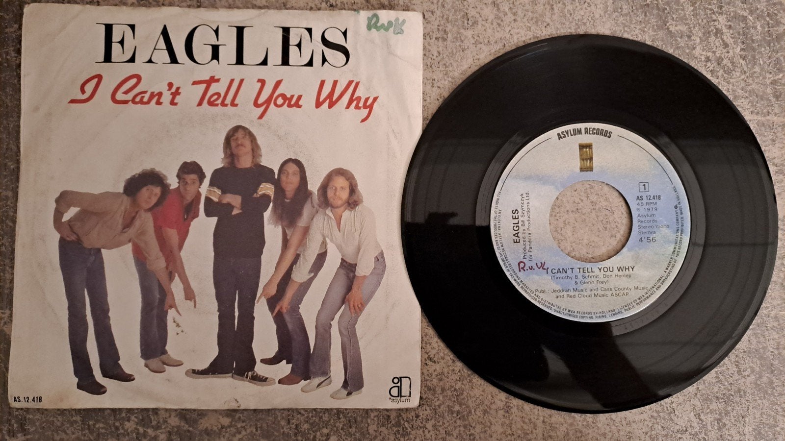 Eagles  - i can't tell you why, Gebruikt, 7 inch, Pop, Fotohoes