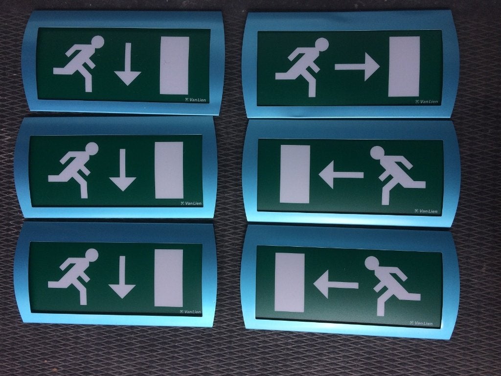 Van Lien Optilux pictogrammen voor noodverlichtingsarmatuur, Ophalen of Verzenden, Nieuw, Minder dan 50 watt, Overige typen