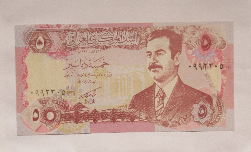 Irak  5 Dinars 1992, Postzegels en Munten, Verzenden, Midden-Oosten