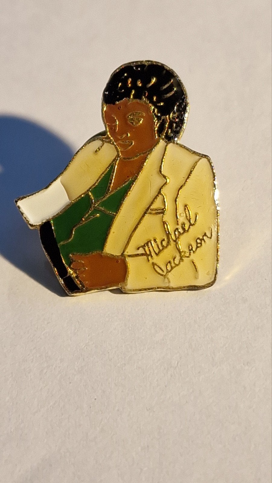 Vintage Michael Jackson Thriller Pin Jaren '80, Verzamelen, Ophalen of Verzenden, Gebruikt