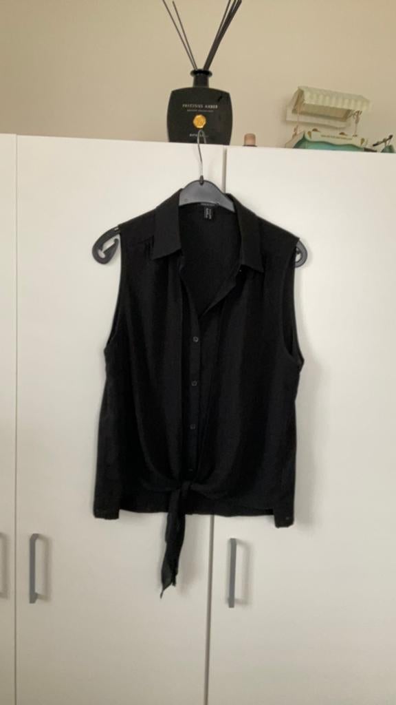 Question blouse, Ophalen of Verzenden, Zo goed als nieuw, Maat 42/44 (L), Zwart