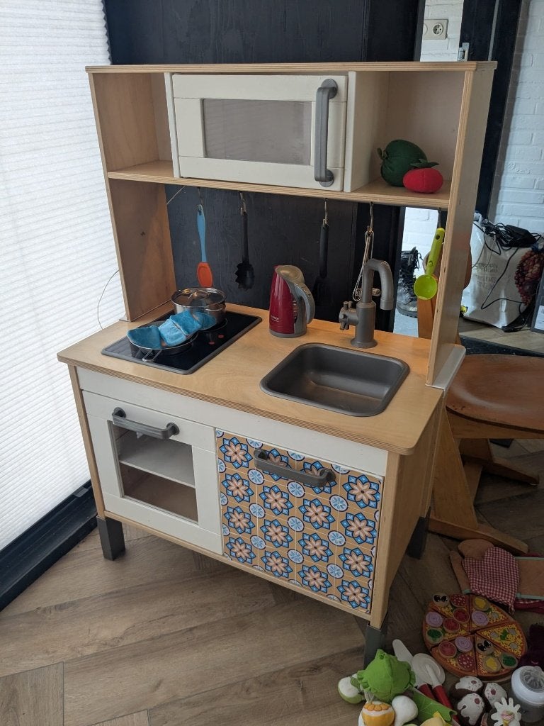 IKEA speelkeuken inclusief veel accessoires, Ophalen, Gebruikt, Speelkeuken