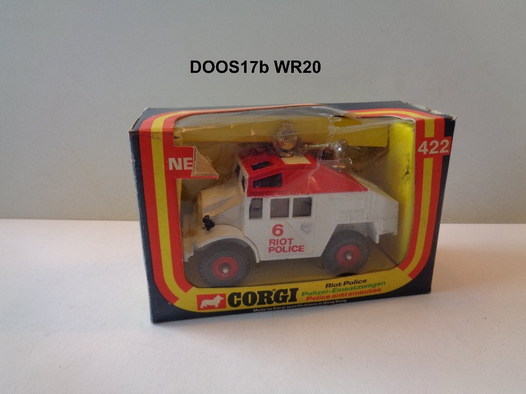 police riot, Hobby en Vrije tijd, Modelauto's | 1:43, Ophalen of Verzenden, Zo goed als nieuw, Auto, Corgi
