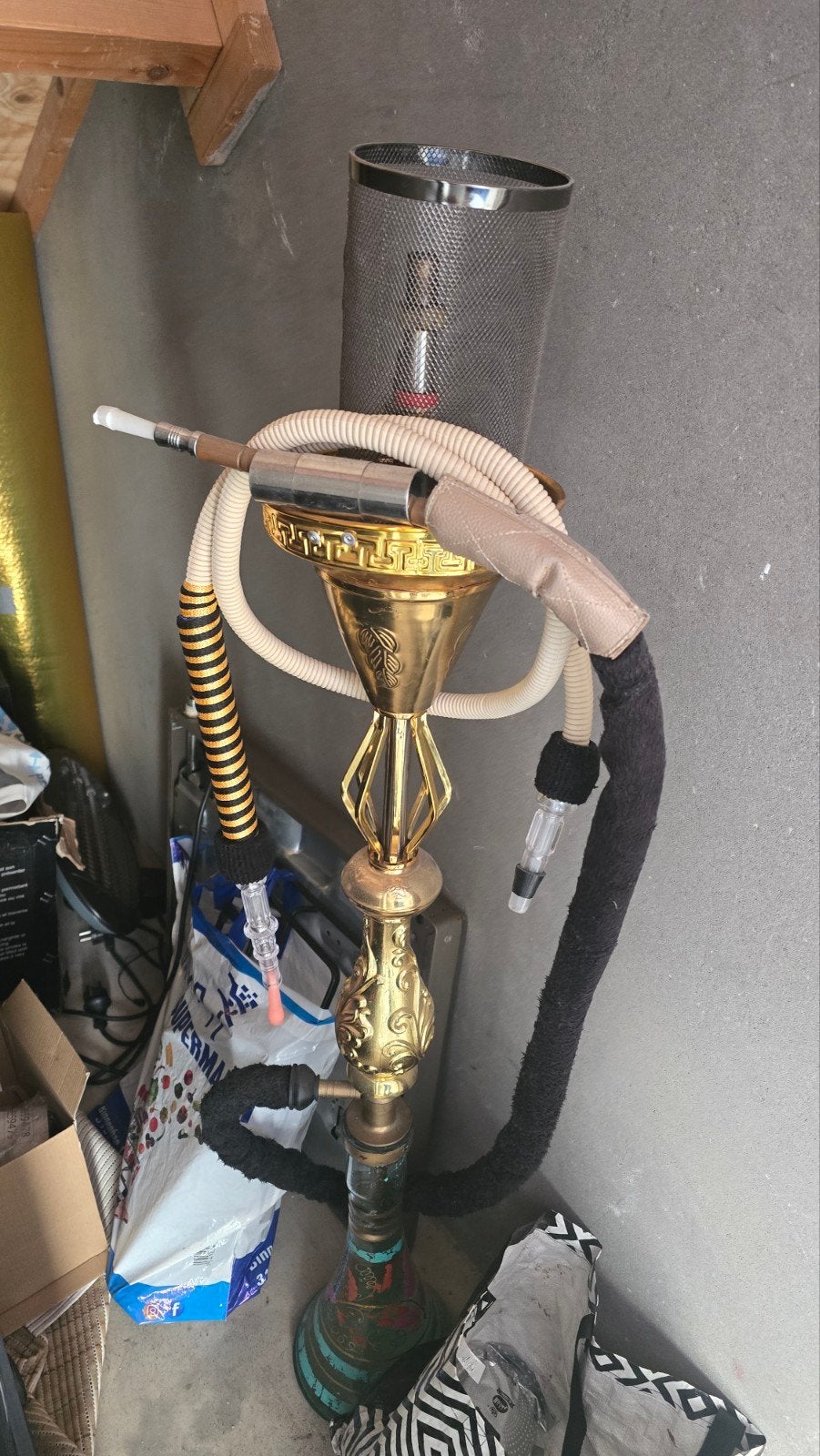 5 waterpijpen en shisha's te koop, Ophalen, Gebruikt, (Water)pijp