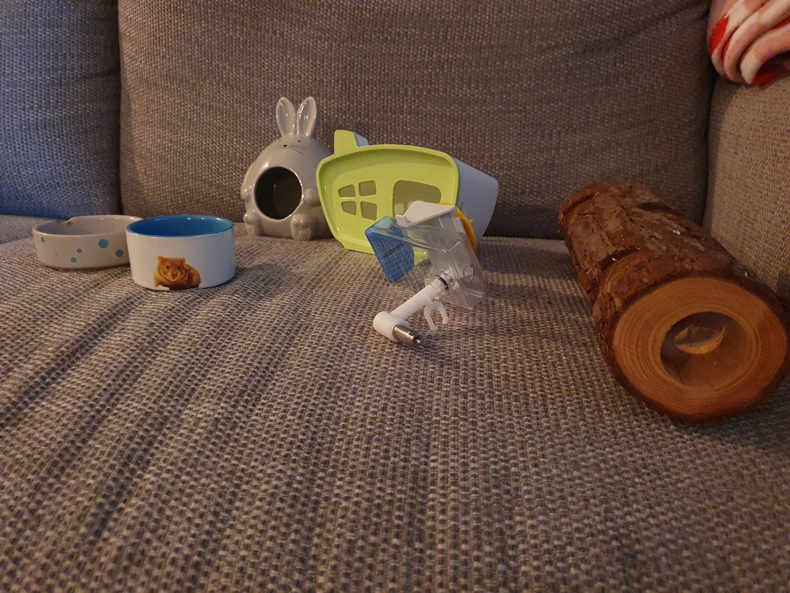 Diverse spullen voor een kleine knaagdier. zie beschrijving., Ophalen, Zo goed als nieuw