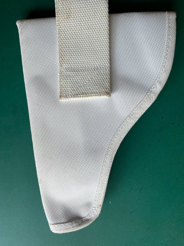 Wit canvas holster origineel post wo2 ww2, Ophalen of Verzenden, Landmacht, Overige gebieden