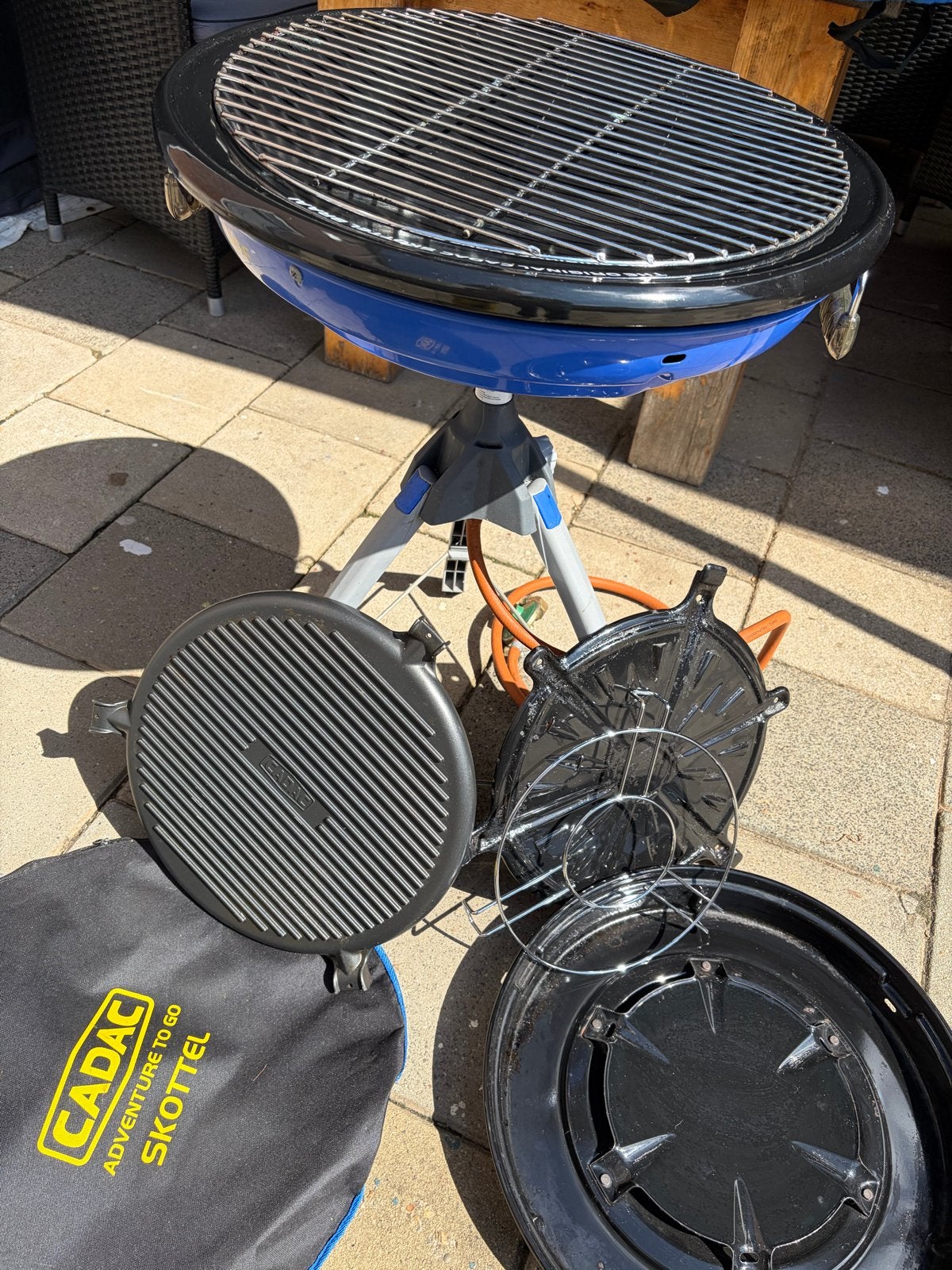 Cadac Adventure To Go Skottelbraai, Tuin en Terras, Ophalen, Zo goed als nieuw