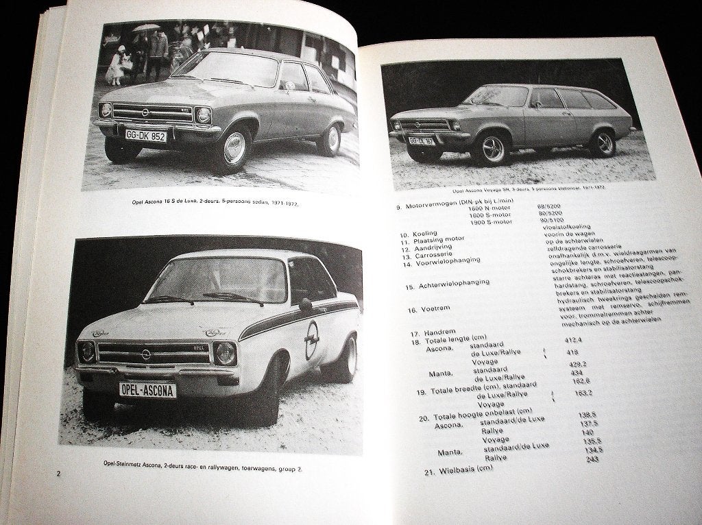 Olyslager vraagbaak Opel Ascona A en Manta A, 1978, Ophalen of Verzenden